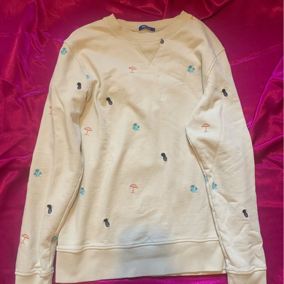 Jack and Jones keep it real sweater size L. Pineapples, umbrella, islands - Picture 5 of 13